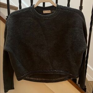 Dark Gray Women's Sweater by RAMy BROOK.